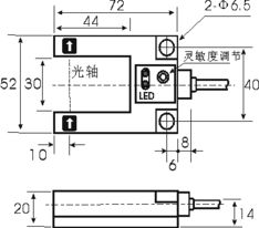 瀛来机电 SU003 1K 高分辨率槽型漫反射光电开关 智能控制的精密之选